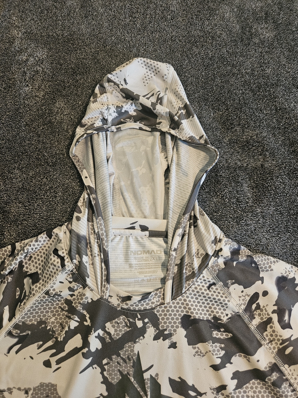 Nomad - Men's Mirage Camo Hoodie - Moss Grazier Camo View 5
